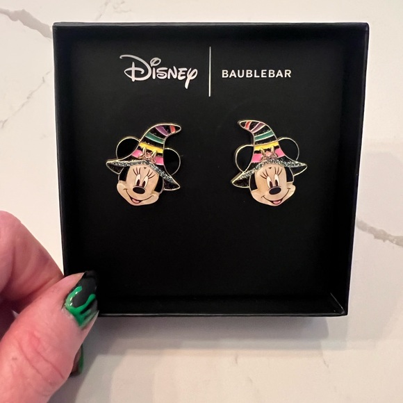 Disney x Baublebar Minnie Halloween Witch Earrings - Picture 1 of 2